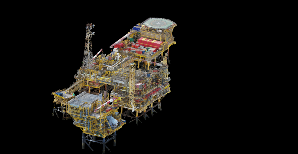 Interactive 3D model showing the system layout, key components, and spatial configuration with a focus on technical accuracy and operational context.